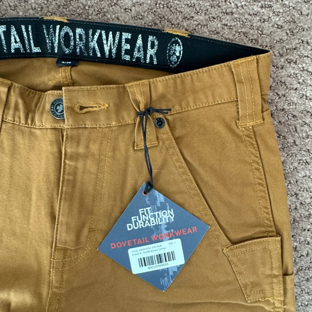 Women's Straight Leg Jeans in Tan - Picture 5 of 6